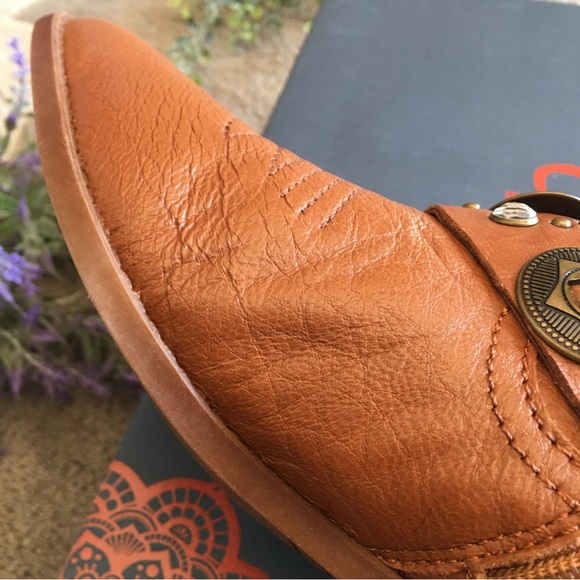 Carlos by Carlos Santana Marlene Western Leather Boot Cognac - Picture 14 of 15